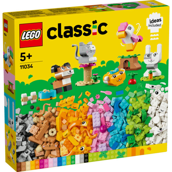 LEGO Classic - Animale de companie creative 11034, 450 piese