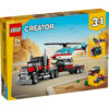 LEGO Creator - Camioneta cu platforma si elicopter 31146, 270 piese