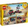 LEGO Creator - Camioneta cu platforma si elicopter 31146, 270 piese