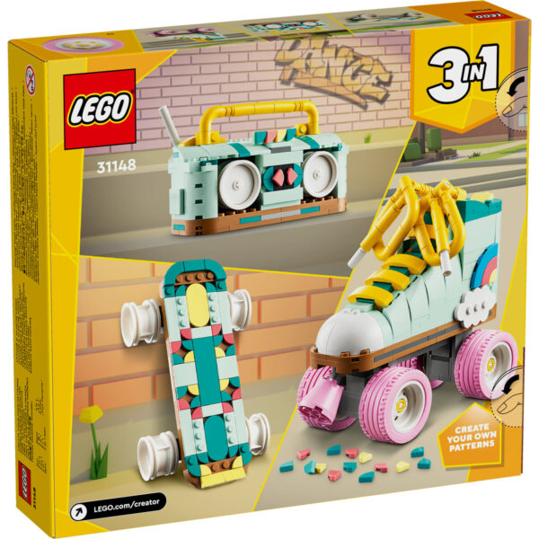LEGO Creator - Patina cu rotile retro 31148, 342 piese