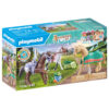Playmobil - Set 3 Cai Cu Accesorii - PM71356