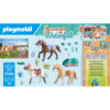Playmobil - Set 3 Cai Cu Accesorii - PM71356