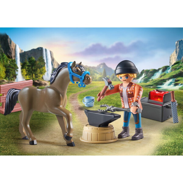 Playmobil - Potcovar Cu Calut - PM71357