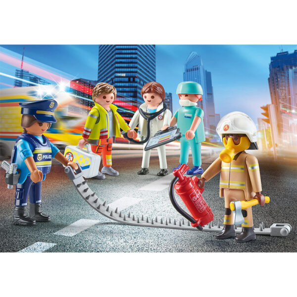 Playmobil - Creeaza Propria Figurina Echipa De Salvare - PM71400