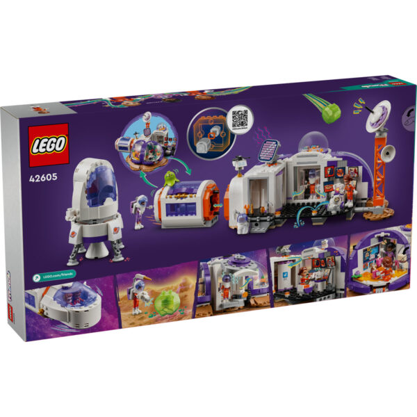 LEGO Friends - Baza spatiala si racheta pe Marte 42605, 981 piese