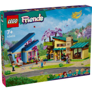 LEGO Friends - Casele lui Olly si Paisley 42620, 1126 piese