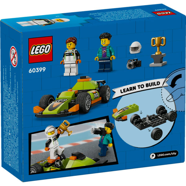 60399-lego-city-2 LEGO City - Masina de curse verde 60399, 56 piese