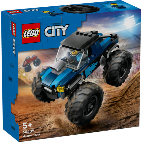 LEGO City - Monster truck albastru 60402, 148 piese