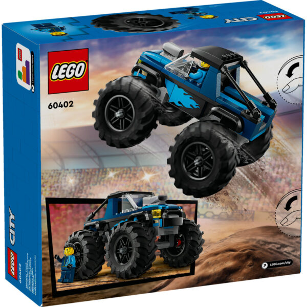 LEGO City - Monster truck albastru 60402, 148 piese