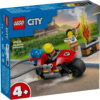 LEGO City - Motocicleta de pompieri 60410, 57 piese