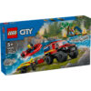 LEGO City - Camion 4X4 si barca de pompieri 60412, 301 piese