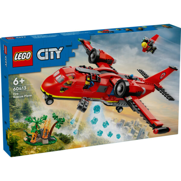 LEGO City - Avion de pompieri 60413, 478 piese