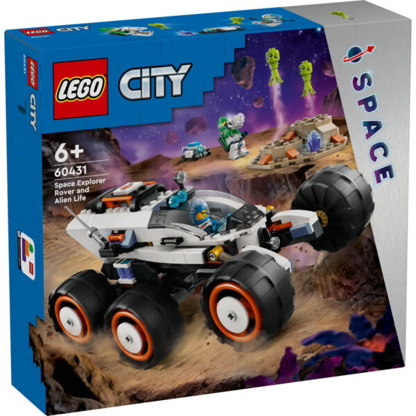 LEGO City - Rover de explorare si viata extraterestra 60431, 311 piese