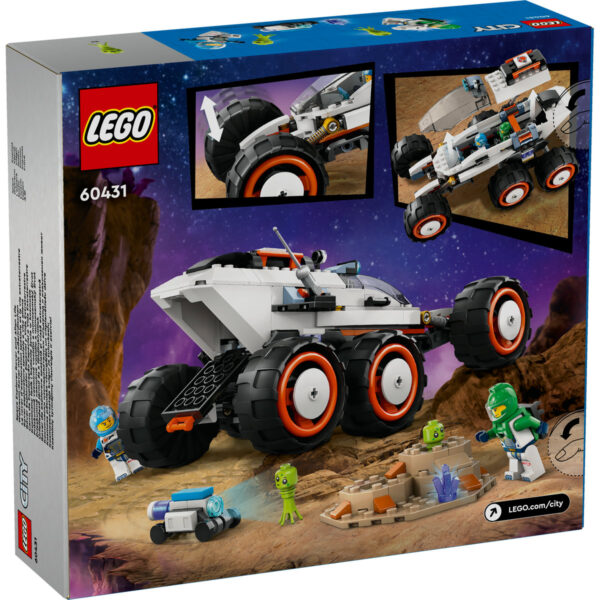LEGO City - Rover de explorare si viata extraterestra 60431, 311 piese