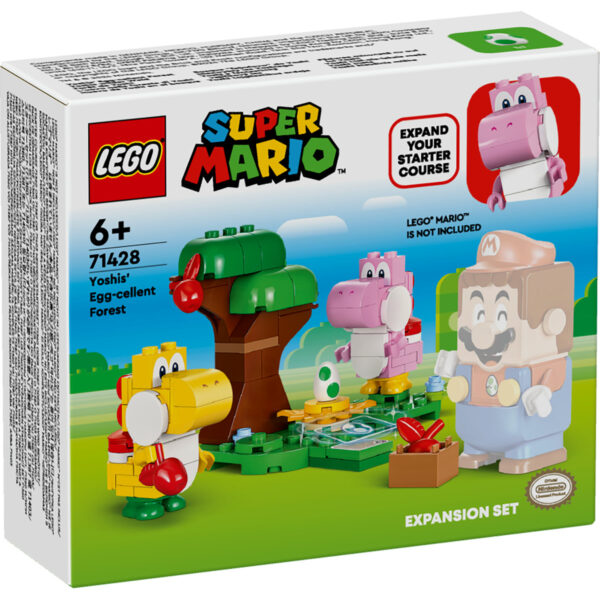 LEGO Super Mario - Set de extindere: Padurea lui Yoshi 71428, 107 piese