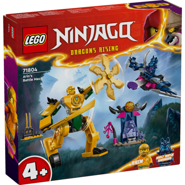 LEGO Ninjago - Robotul lui Arin 71804, 104 piese