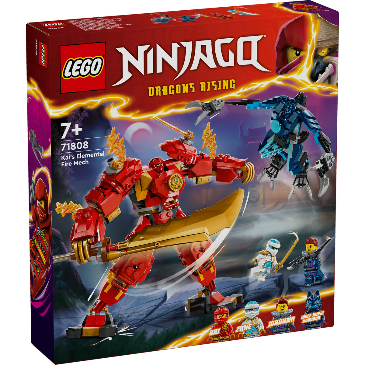 LEGO Ninjago - Robotul de foc al lui Kai 71808, 322 piese | Bord31.ro
