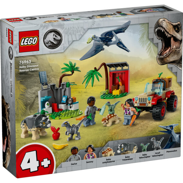 LEGO Jurassic World - Centrul de salvare al puilor de dinozaur 76963, 139 piese