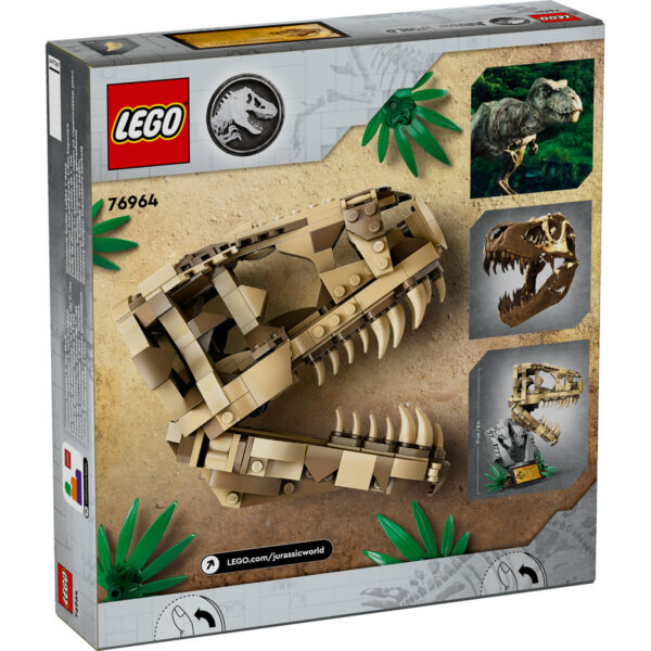 76964-lego-jurassic-world-2 LEGO Jurassic World - Fosile de dinozaur: craniu de T.rex 76964, 577 piese