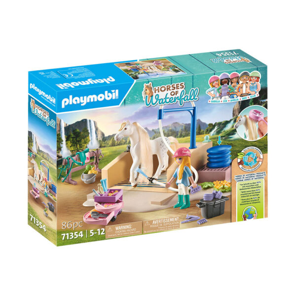 Playmobil - Spalatorie Cu Isabella Si Calutul Lioness - PM71354