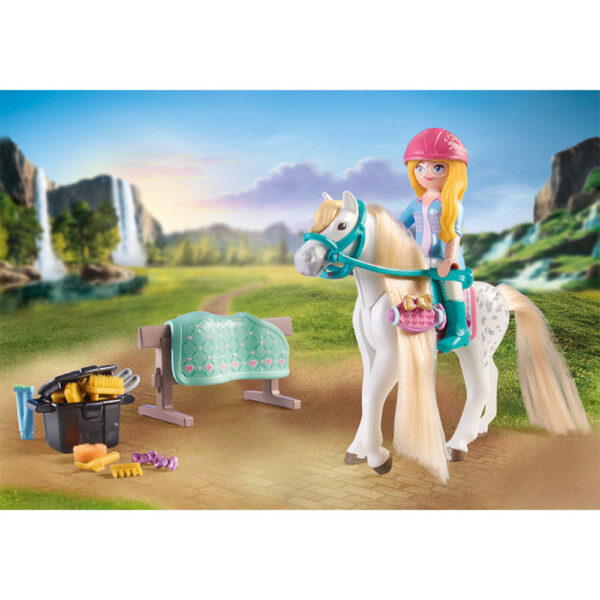Playmobil - Spalatorie Cu Isabella Si Calutul Lioness - PM71354