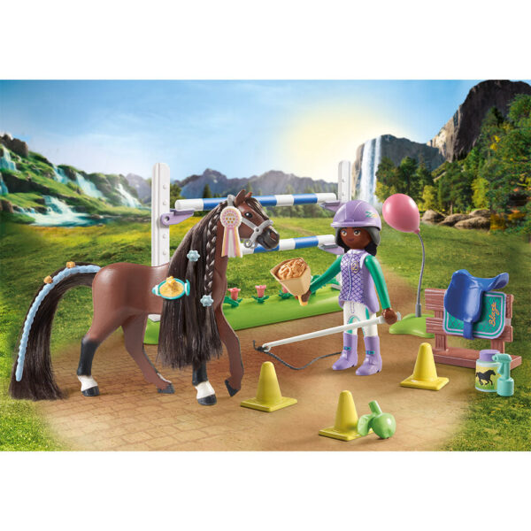 Playmobil - Arena Cu Zoe Si Calutul Blaze - PM71355