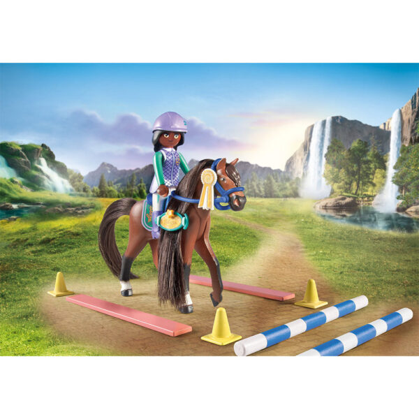 Playmobil - Arena Cu Zoe Si Calutul Blaze - PM71355