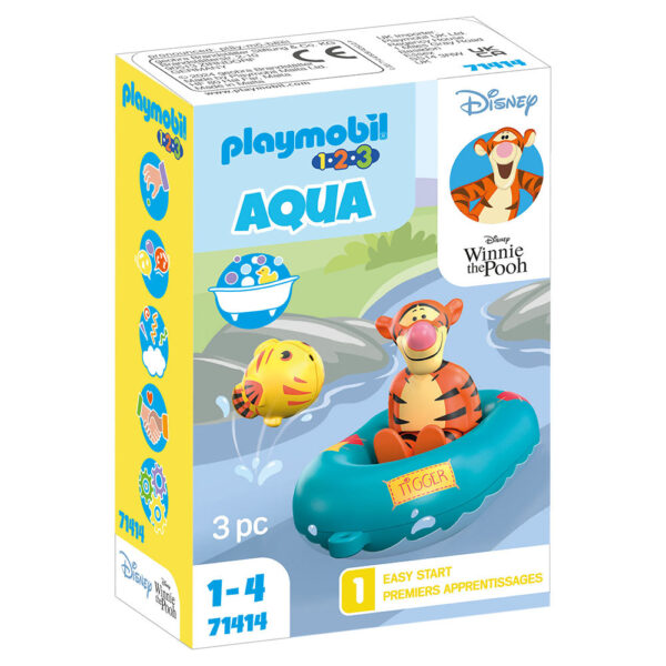 Playmobil - 123 Disney Plimbare Cu Barca Gonflabila A Lui Tigger - PM71414