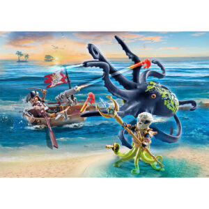 Playmobil - Batalia Cu Cefalopodul Urias - PM71419
