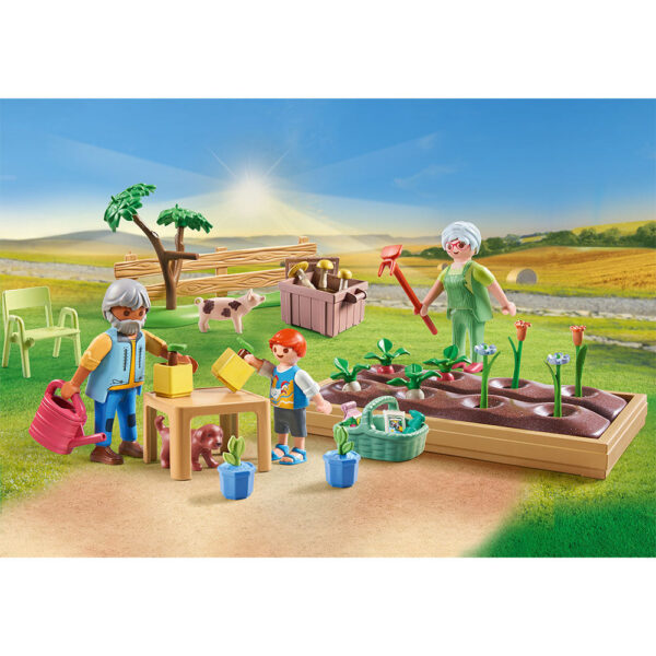 Playmobil - Gradina De Legume Si Bunici - PM71443