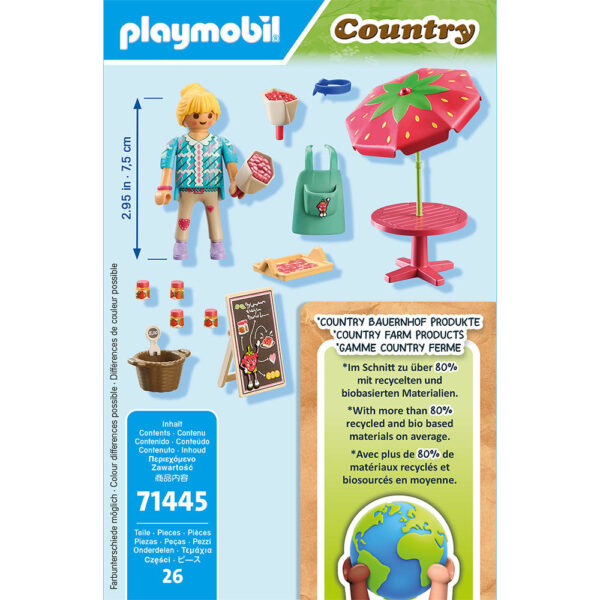 Playmobil - Stand Pentru Vanzare De Gemuri - PM71445