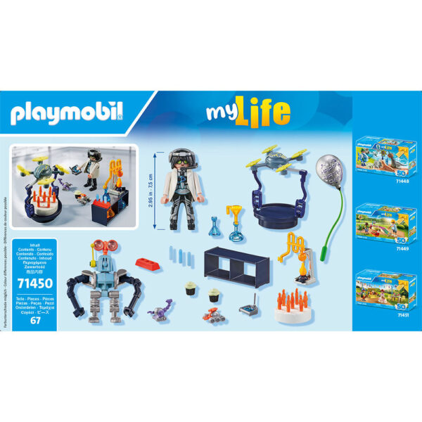 Playmobil - Cercetator Cu Roboti - PM71450