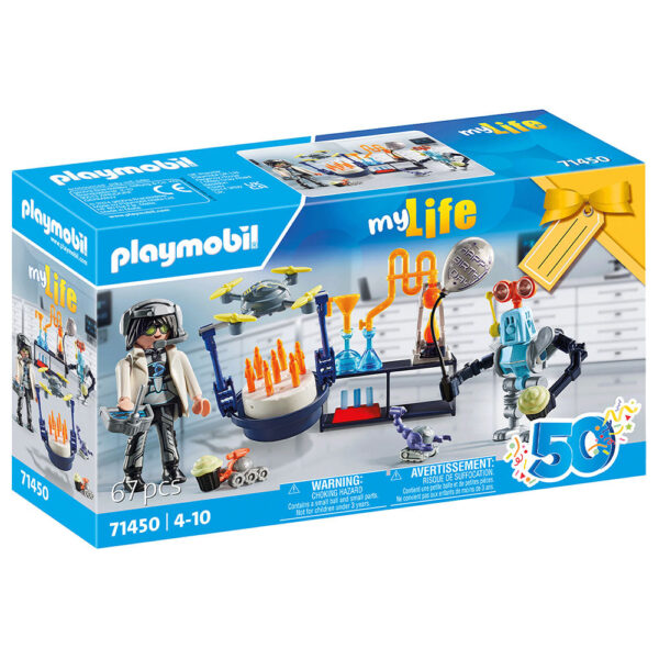 Playmobil - Cercetator Cu Roboti - PM71450