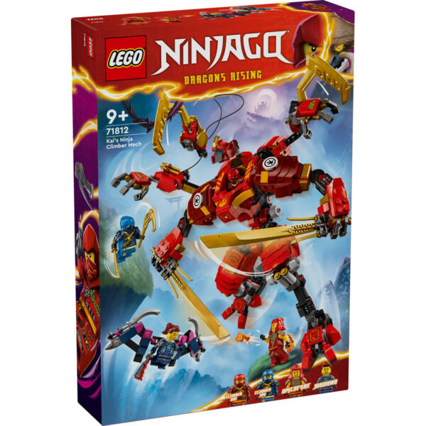 LEGO Ninjago - Robotul Ninja catarator al lui Kai 71812, 623 piese