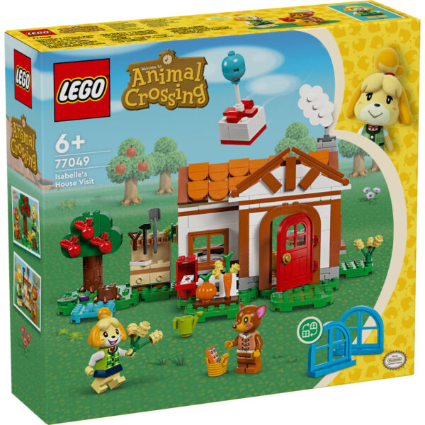 77049-lego-animal-crossing-1 LEGO Animal Crossing - Vizita lui Isabelle 77049, 389 piese