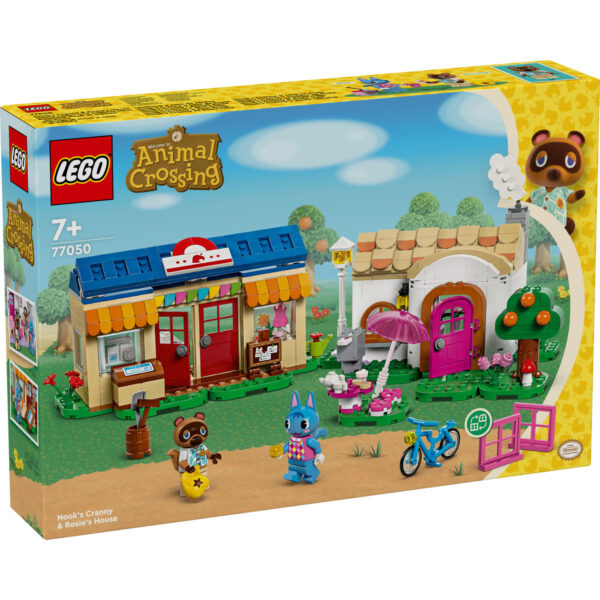 77050-lego-animal-crossing-1 LEGO Animal Crossing - Nook's Cranny si casa lui Rosie 77050, 535 piese