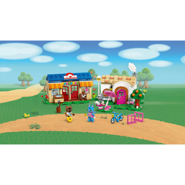 77050-lego-animal-crossing-2 LEGO Animal Crossing - Nook's Cranny si casa lui Rosie 77050, 535 piese