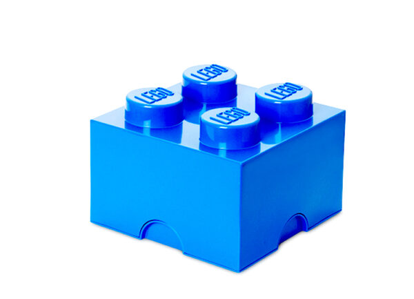 40031731 Cutii depozitare - Cutie depozitare LEGO 2x2 albastru inchis 40031731, 0 piese