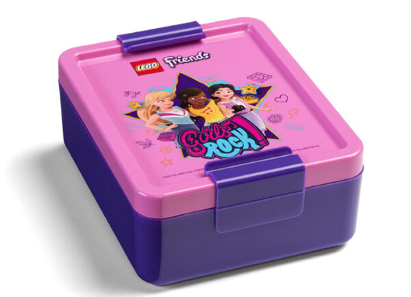 40521734 Recipiente alimentare - Cutie sandwich LEGO Friends - Girls Rock 40521734, 0 piese