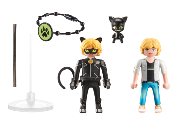 Playmobil-MIRACULOUS ADRIEN SI CAT NOIR - PM71337