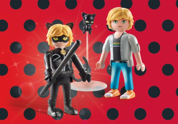 Playmobil-MIRACULOUS ADRIEN SI CAT NOIR - PM71337