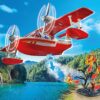 Playmobil-AVION ANTINCENDIU CU FUNCTIE DE STINGERE - PM71463