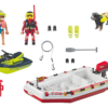 Playmobil-BARCA DE SALVARE CU SCUTER ACVATIC - PM71464