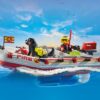 Playmobil-BARCA DE SALVARE CU SCUTER ACVATIC - PM71464