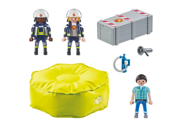 Playmobil-POMPIER CU SALTEA DE AER - PM71465