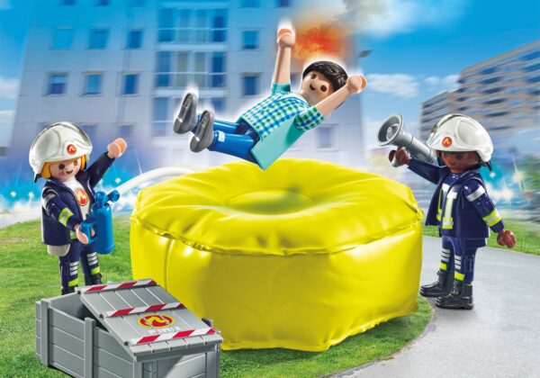 Playmobil-POMPIER CU SALTEA DE AER - PM71465