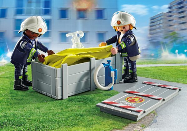 Playmobil-POMPIER CU SALTEA DE AER - PM71465