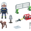 Playmobil-MISIUNEA POMPIERULUI DE SALVARE A ANIMALULUI - PM71467