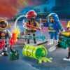 Playmobil-CREEAZA PROPRIA FIGURINA ECHIPA DE POMPIERI - PM71468