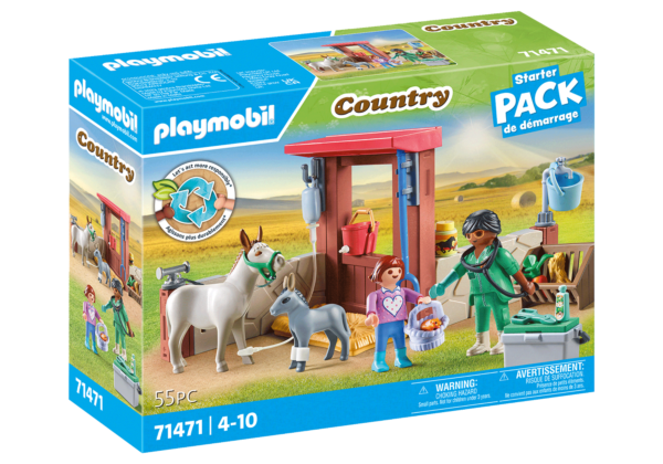 Playmobil-VETERINAR IN CURTEA FERMEI - PM71471